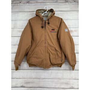 Tyndale Heavyweight Active FR Jacket Mens 2XL Reg Brown Thinsulate Lining SDGE